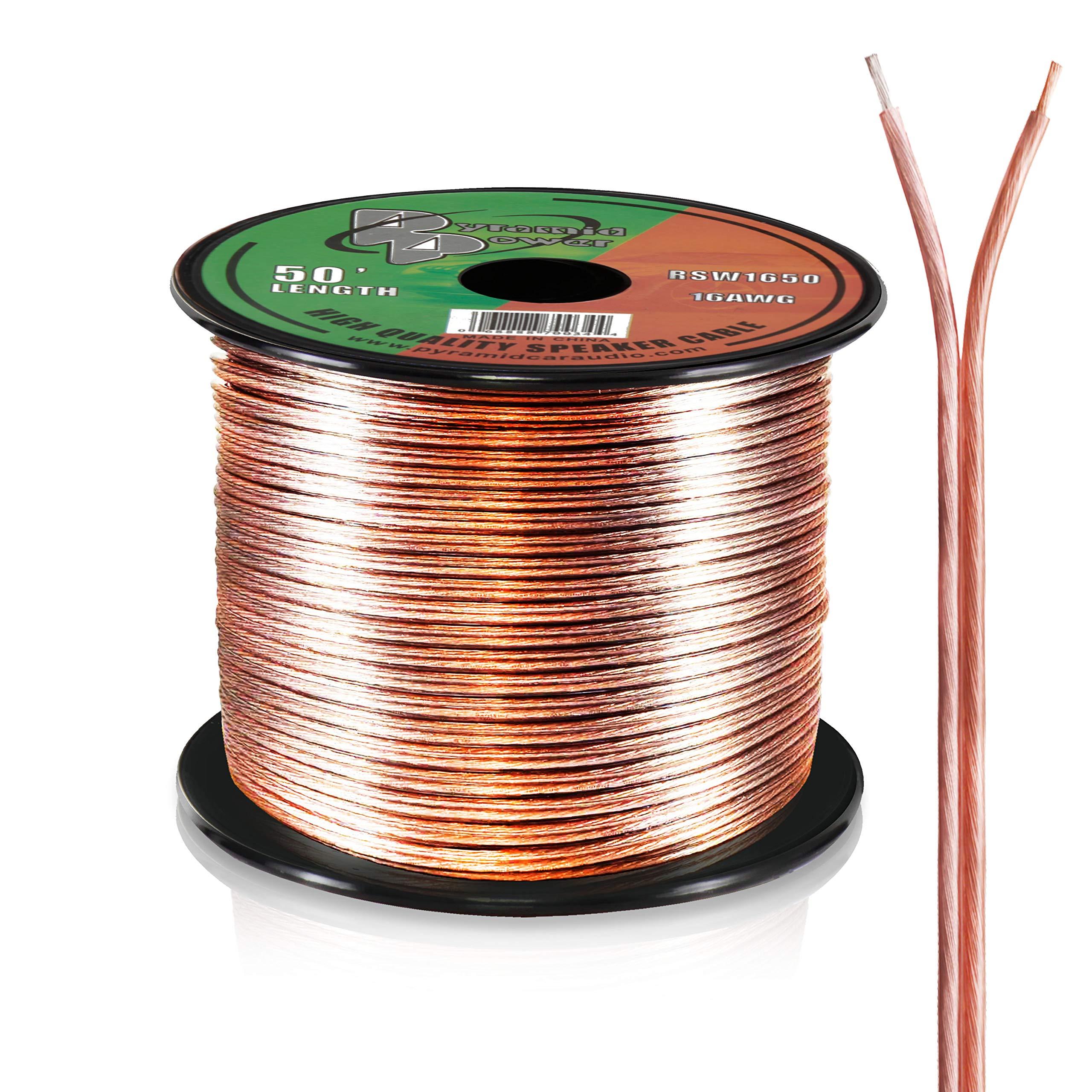 PYRAMID RSW1650 16 Gauge 50 Feet.quality High Quality Car Audio Speaker