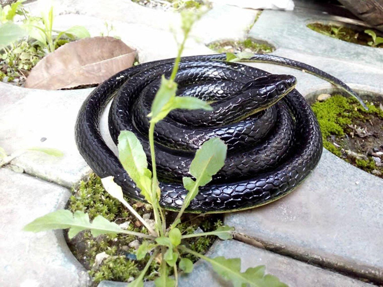 52" Fake Large Rubber Snake Realistic Lifelike Scare Prank Gag Gift