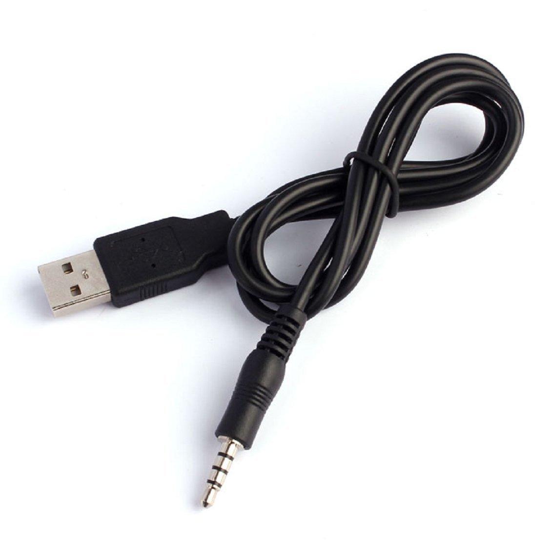 Ritz-Mart 3.5mm Male AUX Audio Jack To USB 2.0 Male Charge Cable Adapter Cord, 734269431113 | eBay